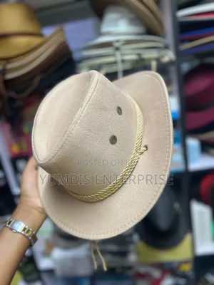 Beige Small Hat(Cowboy) for Kids Kes 600