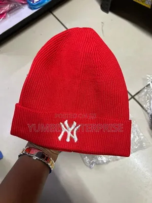Red Ny Quality Beanies at 600