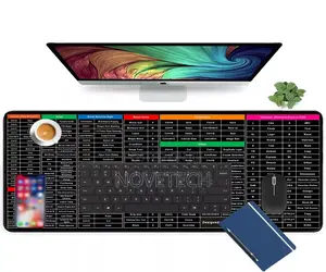 Large Mouse Pad Shortcut Keys Desk Pad Mat Non Slip Mousepad
