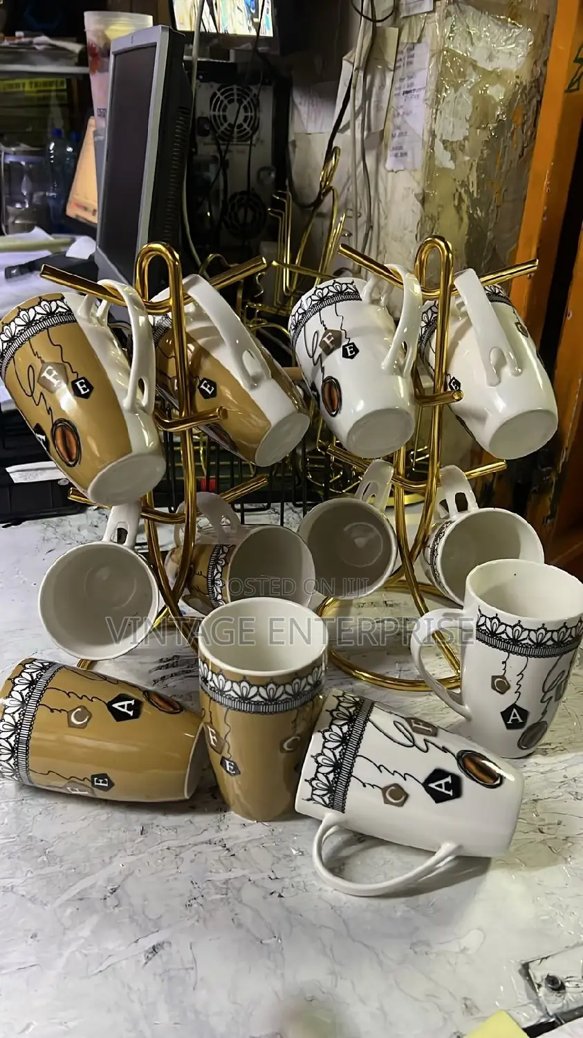 6pcs Ceramic Coffee Mugs