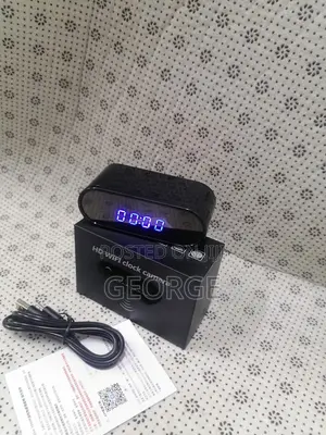 Easy to Use Hd Wifi Clock Camera Hidden Camera