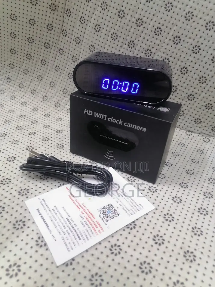 Userble Quality Hd Wifi Clock Camera Hidden Camera