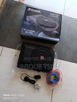 Kuerl 10" 800w Car Subwoofer(Powerful, and Easy to Install)