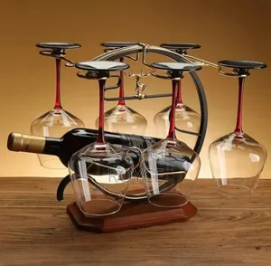 Golden Deer Wine Set Rack