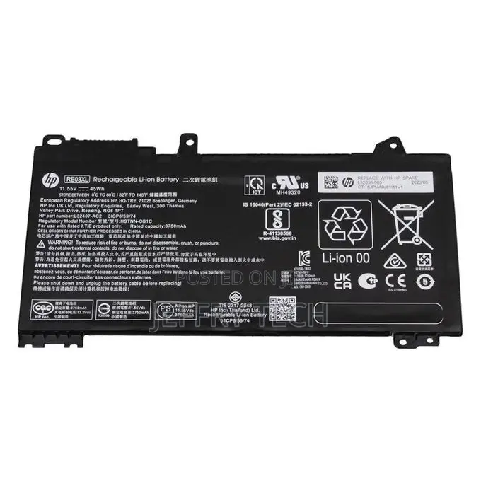 Hp Re03xl Laptop Battery