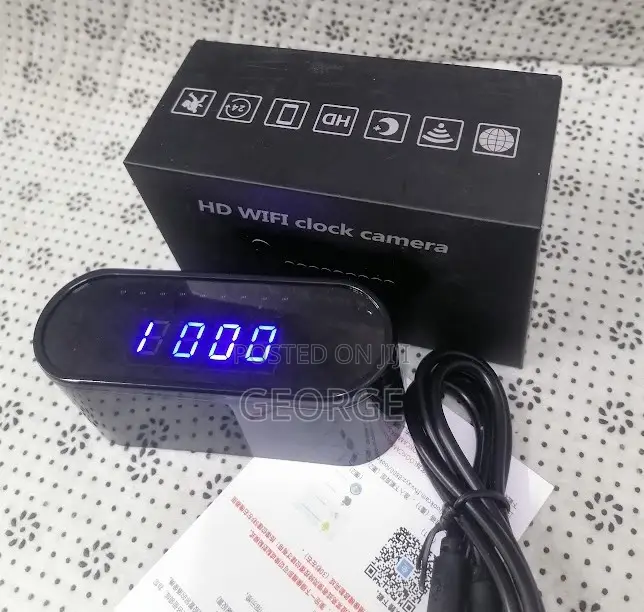 High Speed Quality Hd Wifi Clock Camera Hidden Camera