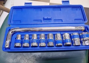 10pcs Socket Wrench, Chrome Vanadium 10pcs