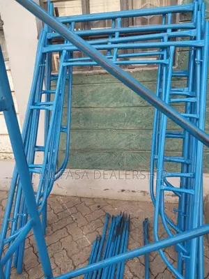 Blue Scaffold Stands