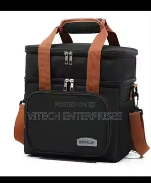 Insulated Lunch Bag Black