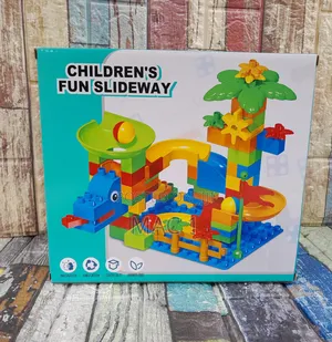 Children Fun Slideway Leog Blocks