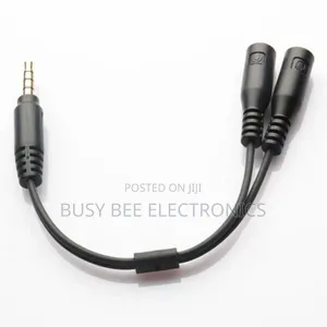 3.5mm Mic Headset Splitter Adapter Cable
