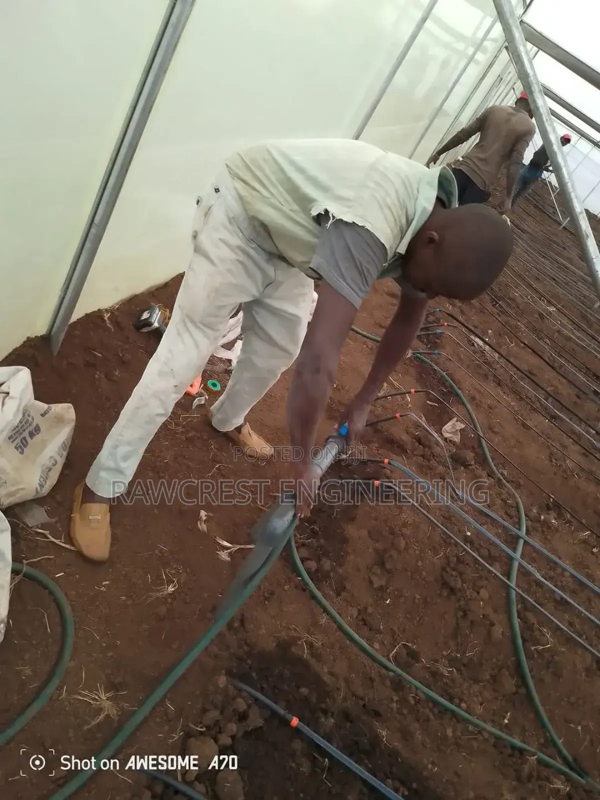Greenhouse Structure Installation