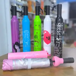 Wine Bottle Shape Foldable Umbrella