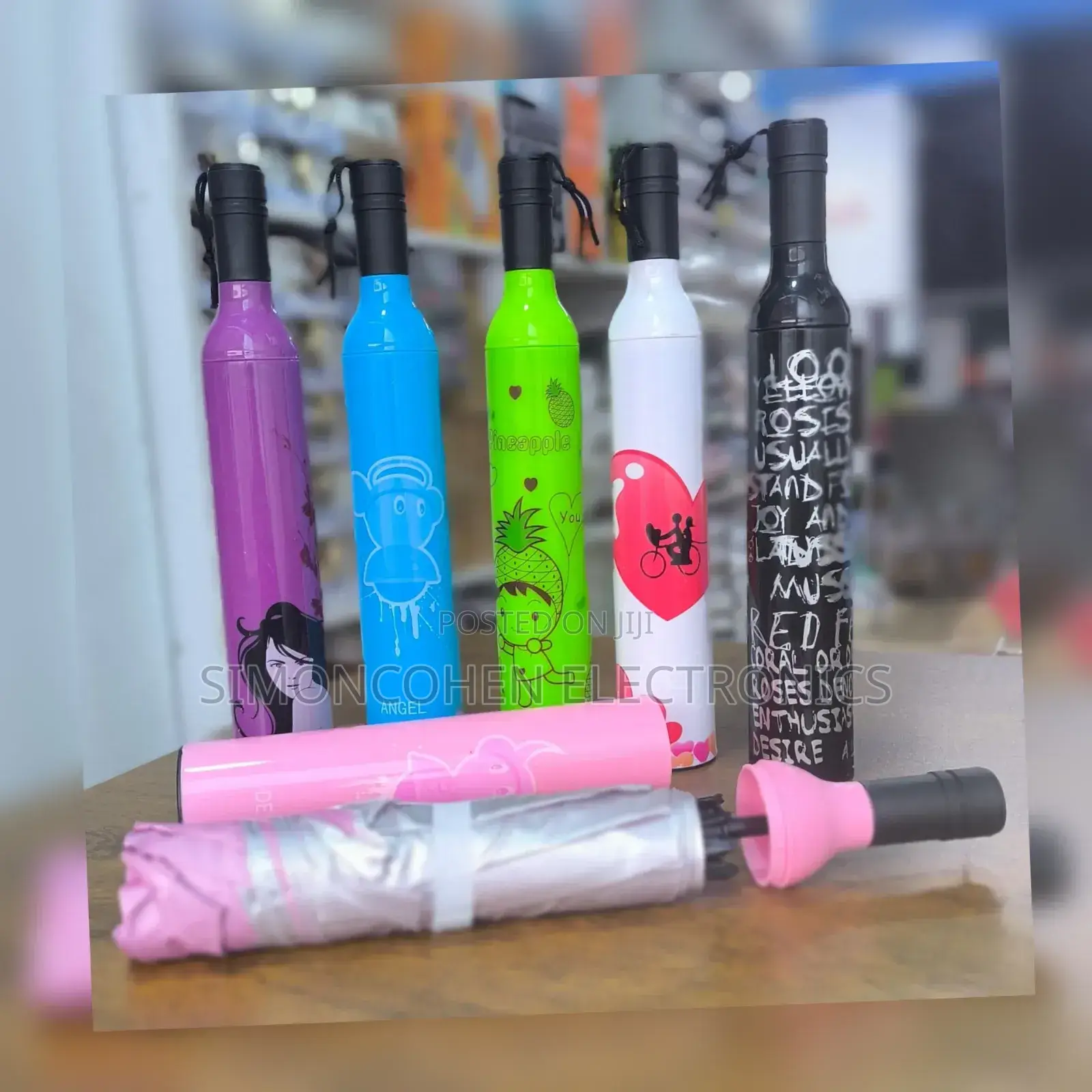 Wine Bottle Shape Foldable Umbrella