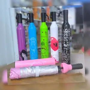 Wine Bottle Shape Foldable Umbrella