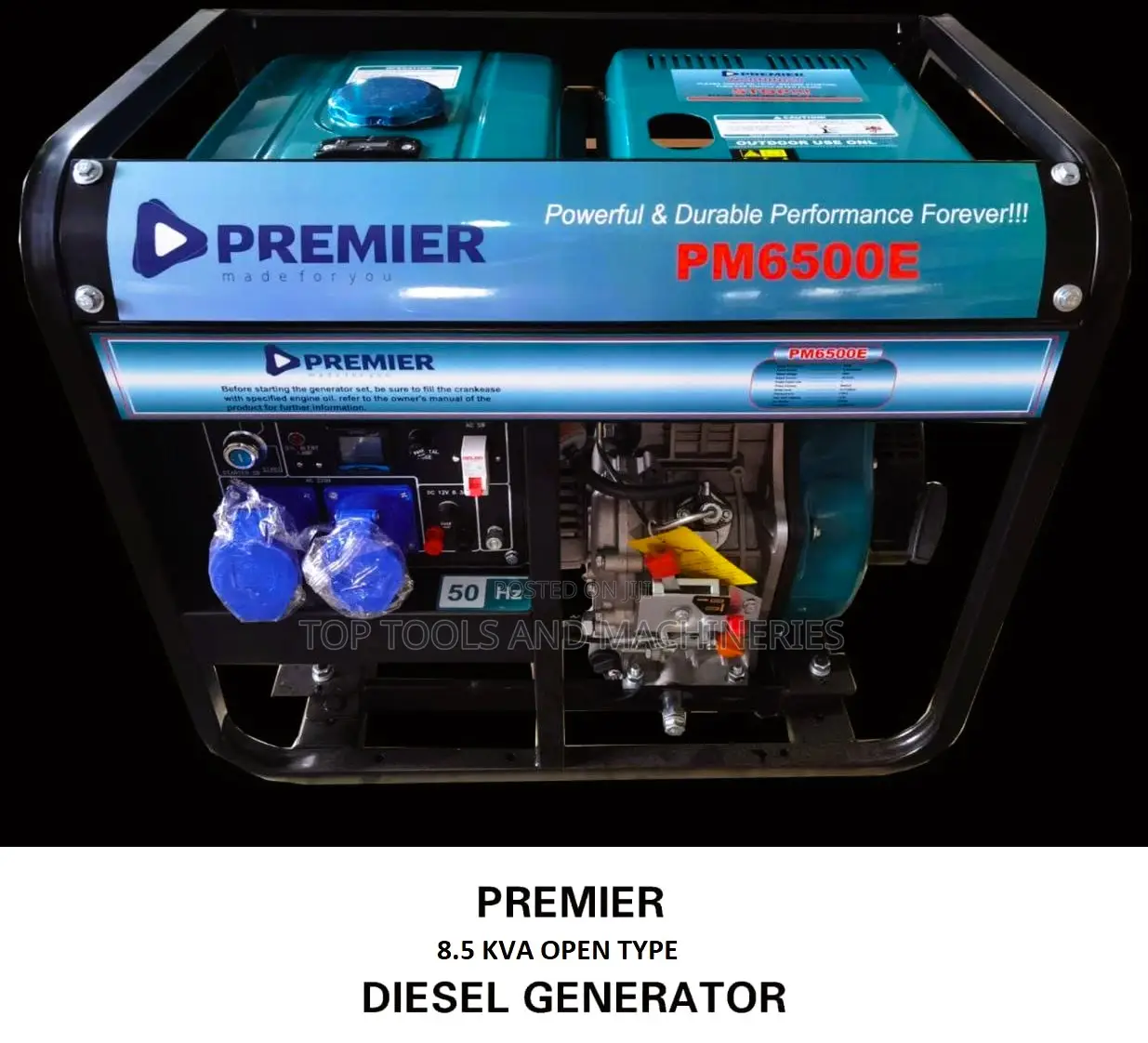 Premier 8.5kva Open Type Diesel Generator
