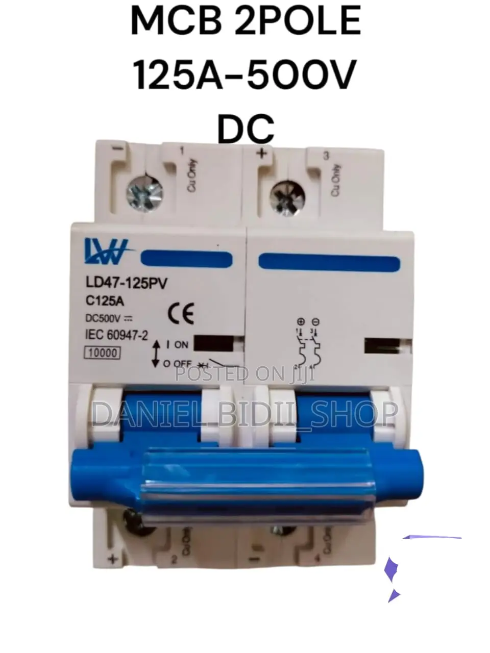 Dc Solar Mcb 2pole 125amps
