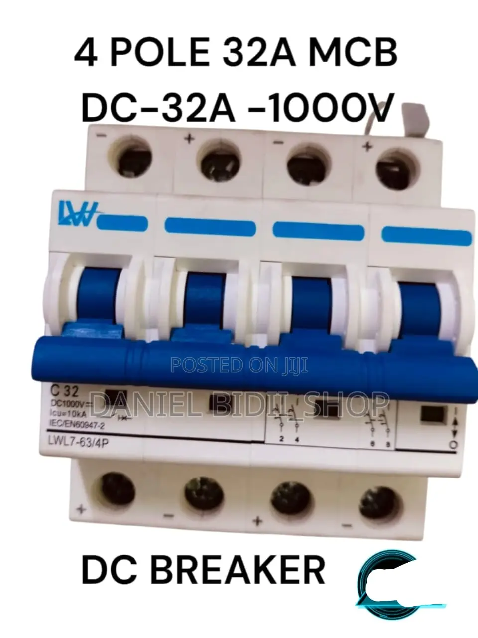 Dc Breaker 4pole 32amps Mcb 1000v
