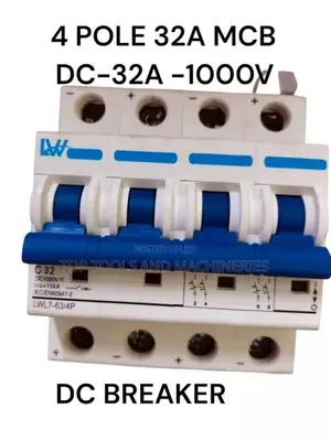Dc Breaker, 4-Pole, 32 Amps McB, Rated for 1000v
