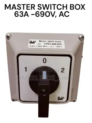 Master Switch Box 63amps