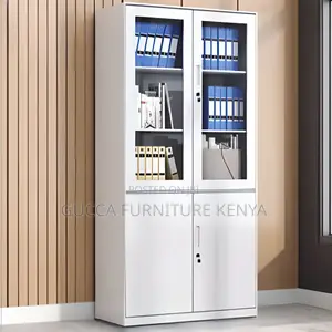 Cabinets:2-Door Metallic Assembled Office Storage Furniture