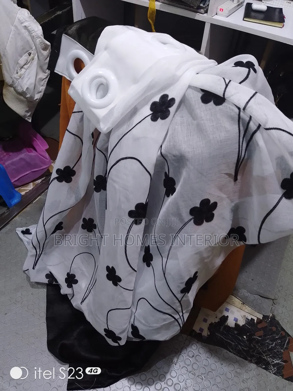 Black and White Sheers Available