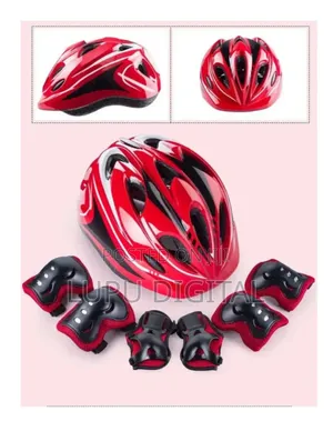 7 in 1 Protective Gears Hard Helmet + Guard