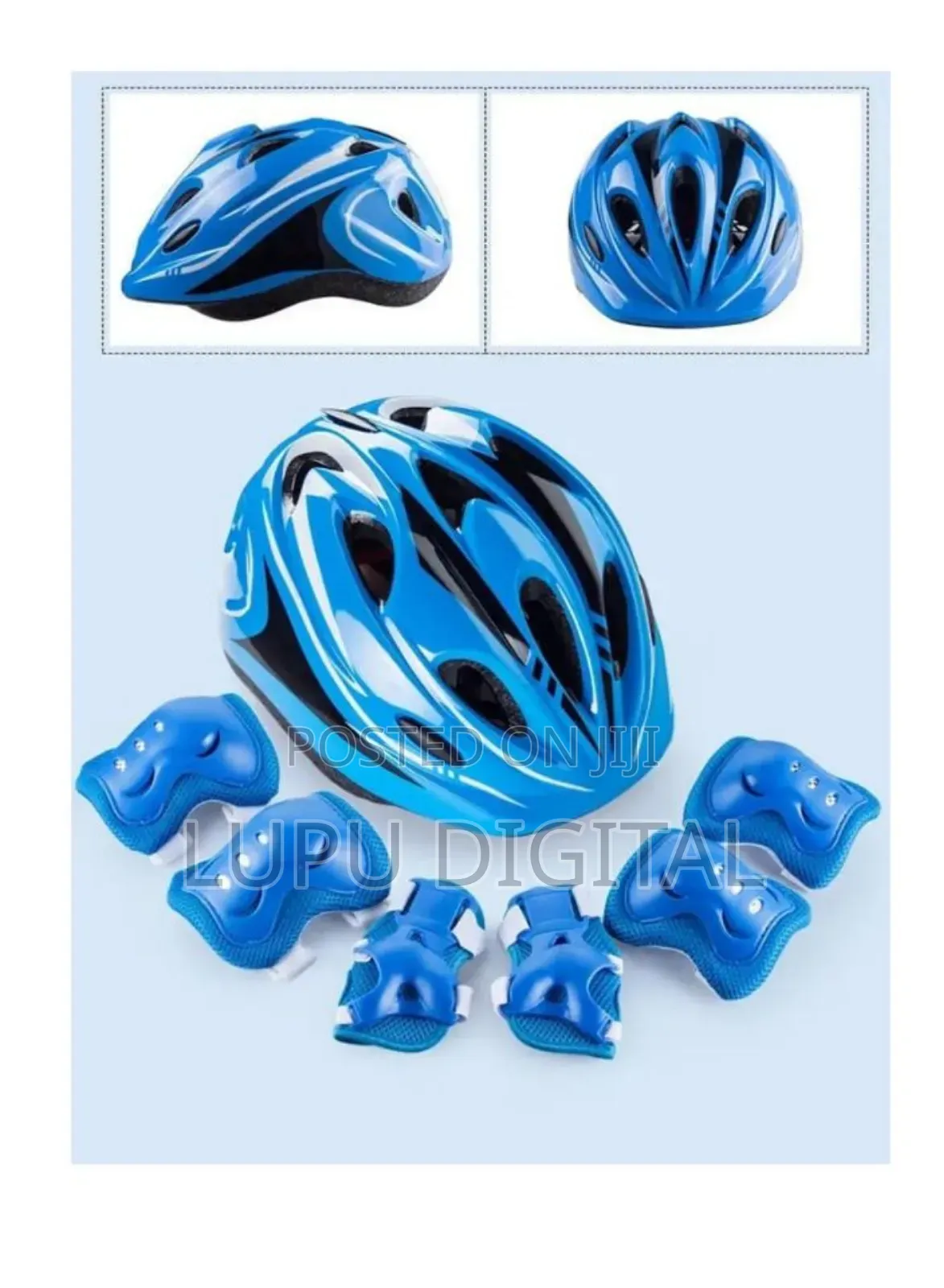 7 in 1 Protective Gears Hard Helmet + Guard
