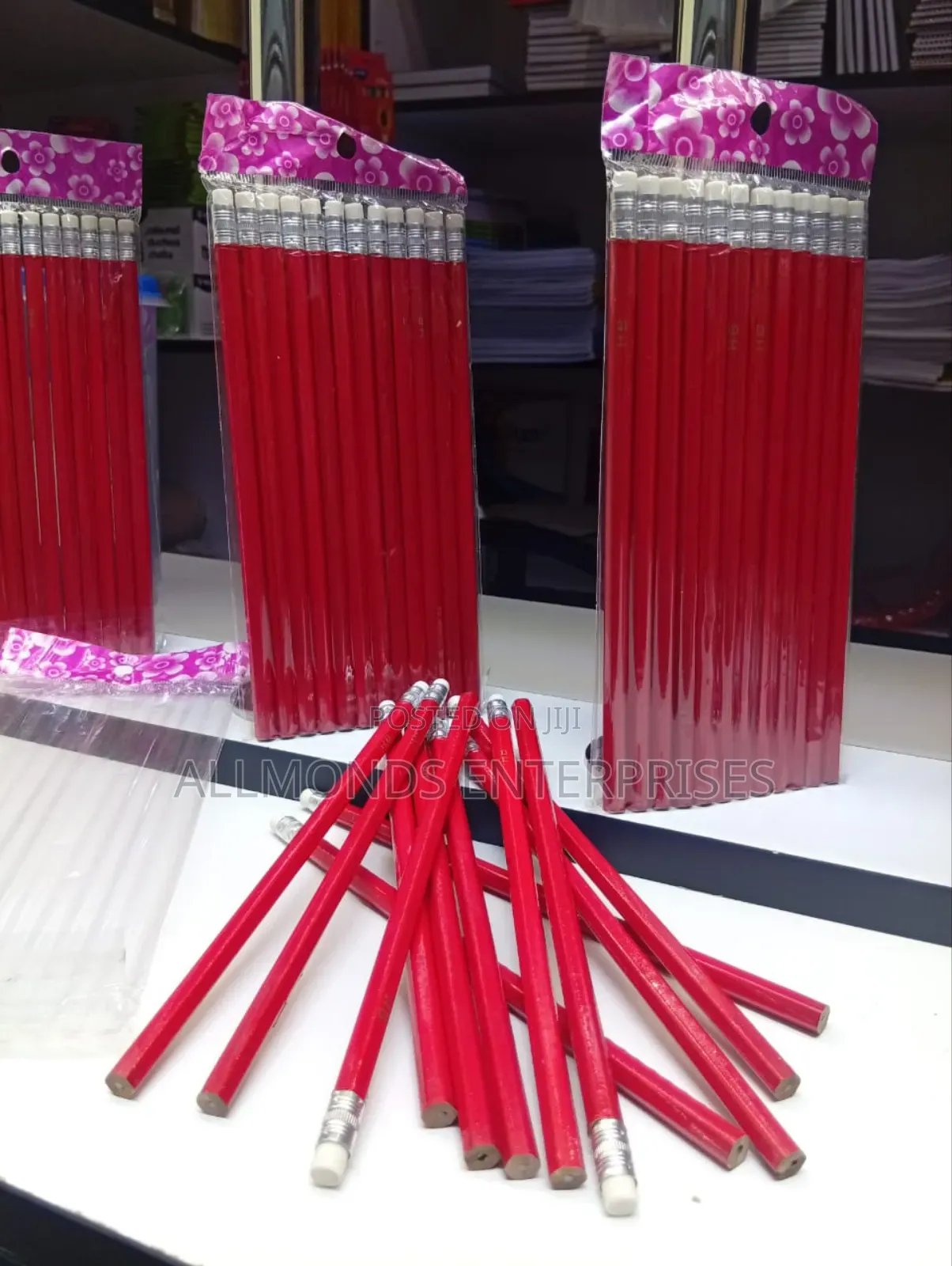 Pencil With Rubber- 1 Piece