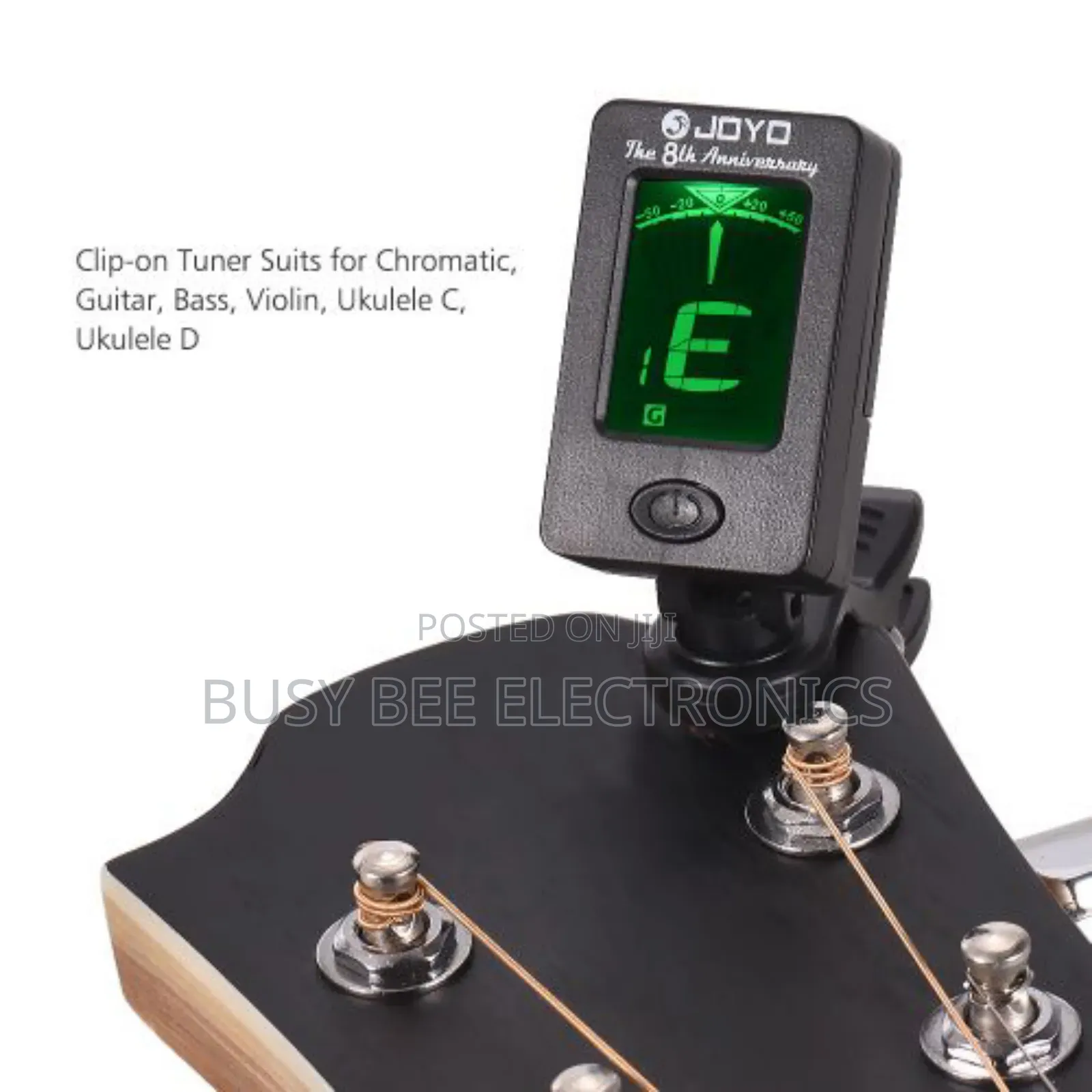 Guitar Accessory Set for Beginners With Clip-on LCD Digital