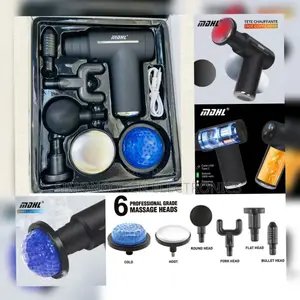 Massage Gun With Six Head Options Has Hot And Cold