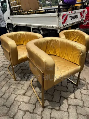 Gold Manicure Chairs /Styling Chairs