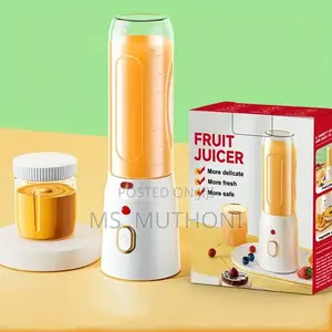 Rechargeable 2 in 1 Portable Blender With Juicer Cup*