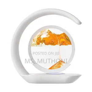 Night Light 3d Moving Sand Art Liquid Hourglass Led Lamp