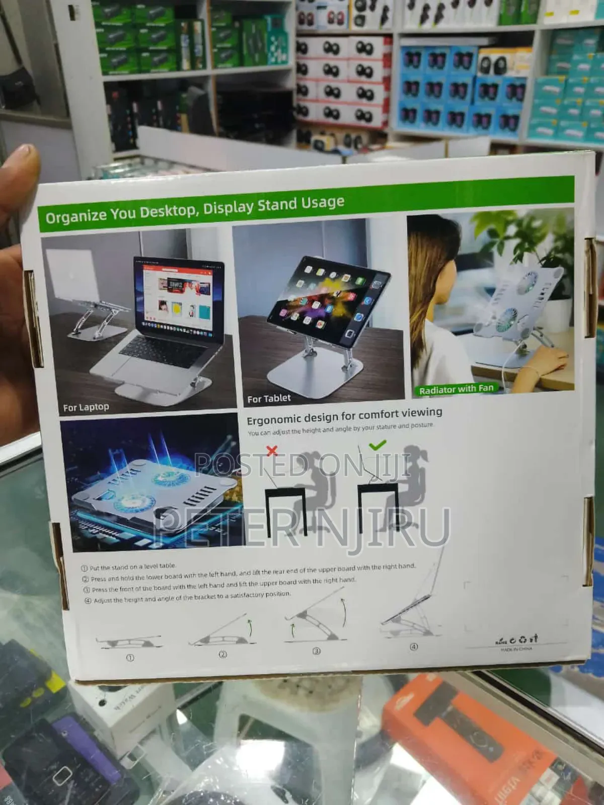 Lprofessional Aluminium Laptop Stand With Fans