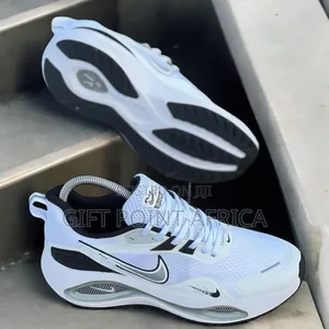 White Nike Air Max Zoom Runner Sneakers