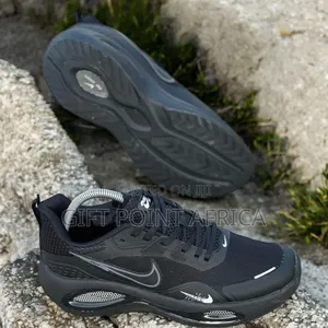 All Black Nike Air Max Zoom Unisex Sneakers