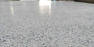 Concrete Grinding and Polishing for Terazzo-Like Look