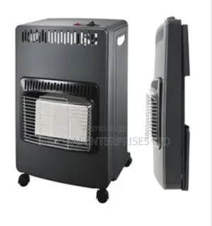 Black 4.2kw Mobile Gas Heater