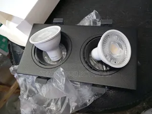 Led Ceiling Downlights Fixture Shell Single Double