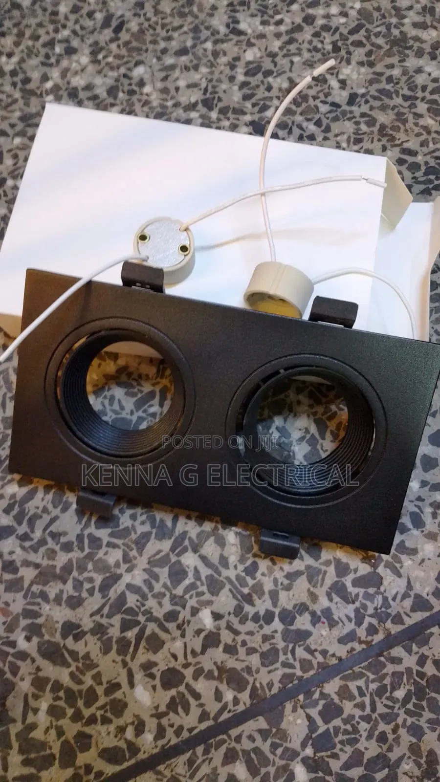 Spotlight Fitting Recessed Square Gu10 Downlight Housing