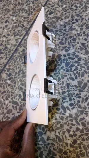 Double Head Adjustable Led Downlight Fittings for Gu10