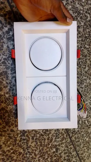 Recessed Mounted Gu10 Led Downlight Double Head Fittings