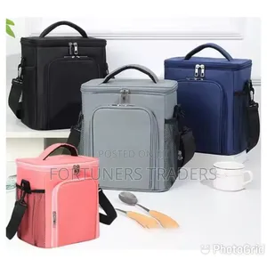Large Capacity 2 Compartment Lunch Bag