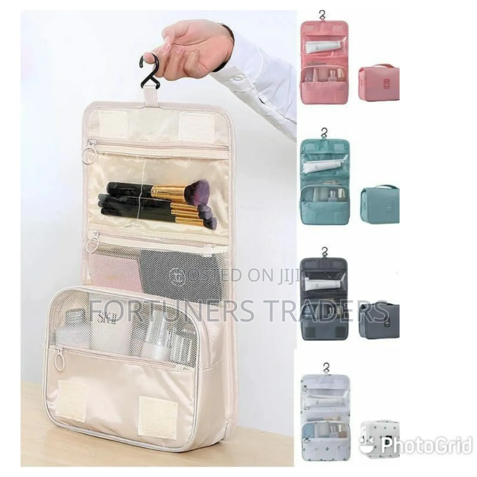 Foldable Make-Up/ Cosmetic Bag