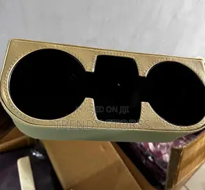 Leather Cover Car Cup Holder
