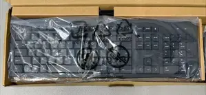 Hp Black Keyboard Mouse Combo Wired Usb New
