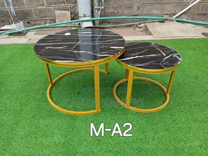 Glass Top Nesting Stools