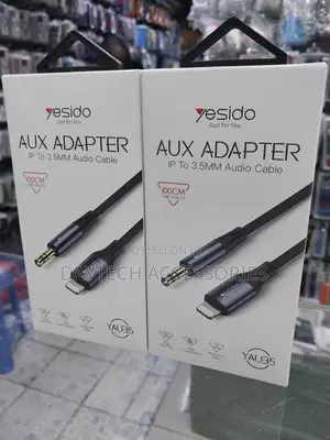 Yesido 1.2m Lightning to 3.5mm Audio Aux Auxiliary Cable