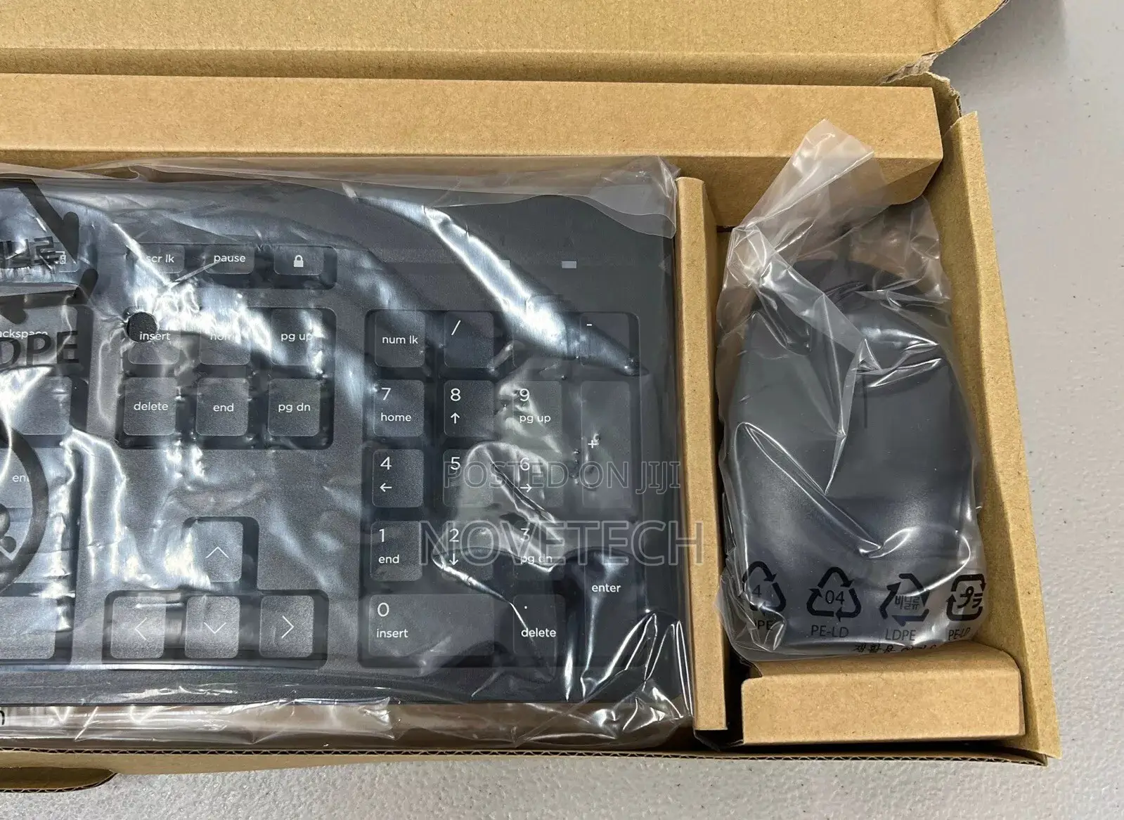 Hp Black Keyboard Mouse Combo Wired Usb New